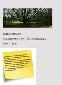 bosbeheer visie Waterleidingduinen 2017